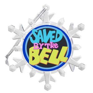 Saved By The Bell tv show Snowflake Blinks Lit Holiday Christmas Tree Ornament